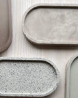 Concrete Oval Tray