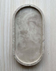 Concrete Oval Tray