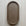 Oval (pill shaped) concrete trinket tray in natural wenge.